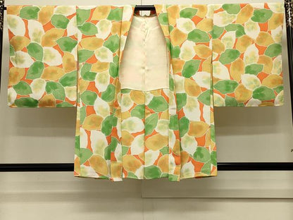 平和屋着物＃羽織　葉づくし　暈し染め　正絹　逸品　未使用　CABM0383in