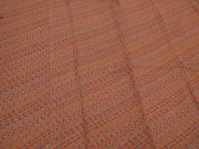 平和屋着物＃道行コート　斜線文　正絹　逸品　CABM0391in