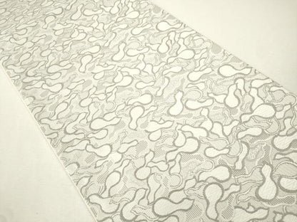 平和屋着物●六通柄袋帯 唐織 瓢箪 正絹 逸品 CABM0406dy