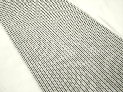 平和屋着物●両面 六通柄袋帯 幾何学文 正絹 逸品 未使用 CABM0423dy