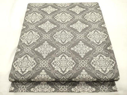 平和屋着物●両面　六通柄袋帯　葡萄蔦の葉文　銀糸　正絹　逸品　CABM0439dy