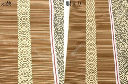 平和屋着物●本場筑前博多織　八寸名古屋帯　菊尽くし文　正絹　逸品　CABM0488dy