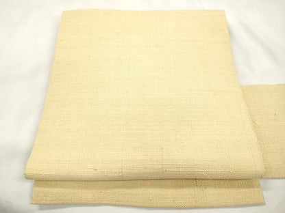 平和屋着物●八寸名古屋帯　紬地　飴色　正絹　逸品　CABM0492dy