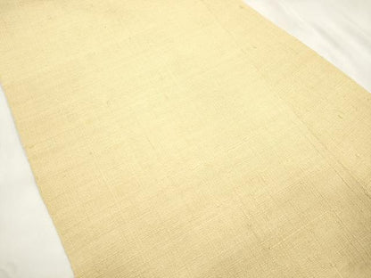 平和屋着物●八寸名古屋帯　紬地　飴色　正絹　逸品　CABM0492dy