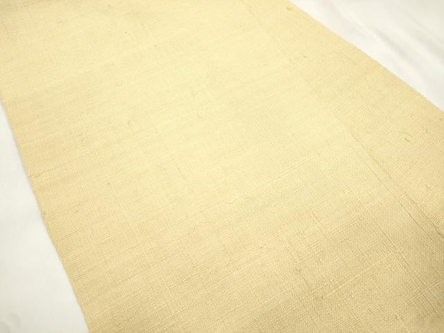 平和屋着物●八寸名古屋帯　紬地　飴色　正絹　逸品　CABM0492dy