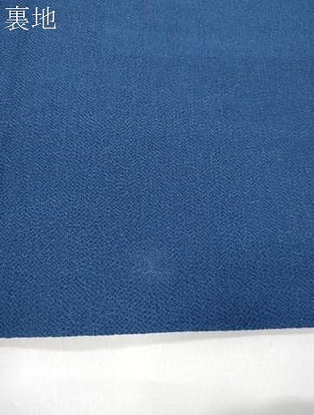 平和屋着物●全通柄九寸名古屋帯　型染め　草花文　鬼しぼ縮緬　正絹　逸品　CABM0493dy