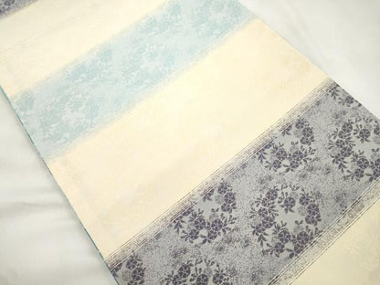 平和屋着物●両面 全通柄袋帯 蔦の葉文 正絹 逸品 CABM0507dy