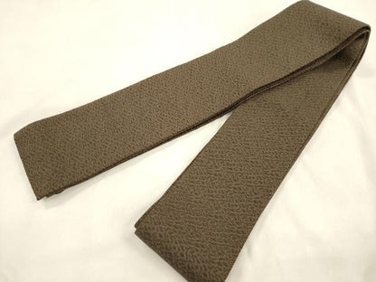平和屋着物●男性　角帯　幾何学文　正絹　逸品　CABM0540dy