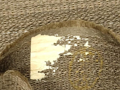 平和屋着物●男性　本場筑前博多織　角帯　媚茶色　正絹　逸品　CABM0541dy