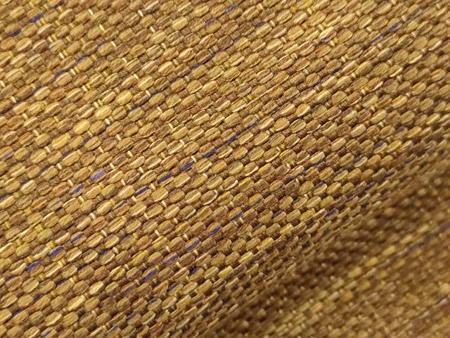 平和屋着物●男性　本場筑前博多織　角帯　霞文　証紙付き　正絹　逸品　CABM0542dy