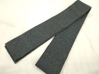 平和屋着物●男性　角帯　紬地　霞文　正絹　逸品　CABM0549dy