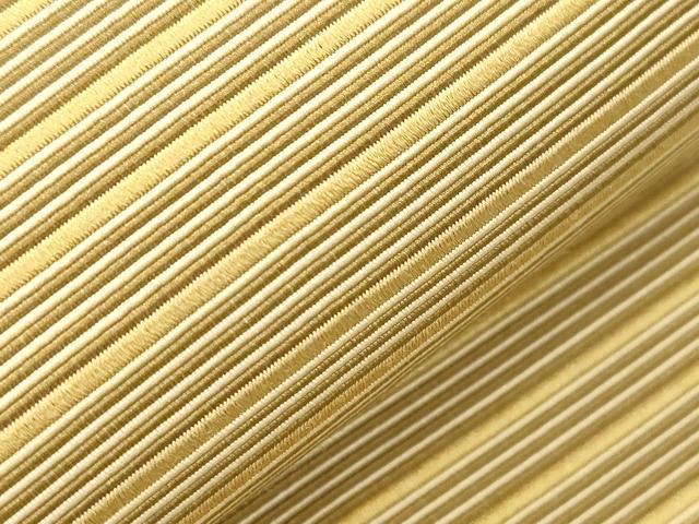 平和屋着物●男性　本場筑前博多織　両面　角帯　横段文　正絹　逸品　CABM0550dy