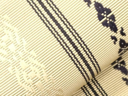 平和屋着物●男性　本場筑前博多織　角帯　献上　正絹　逸品　CABM0551dy