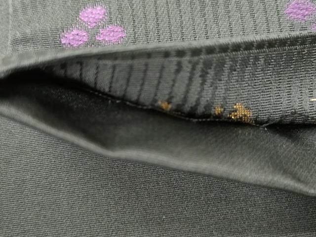 平和屋着物●西陣織　陰山織物謹製　箔屋清兵衛　六通柄袋帯　草木染　花しらべ文　正絹　逸品　CABM0562dy
