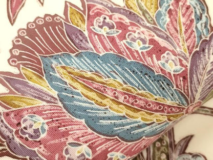 平和屋着物●塩瀬　九寸名古屋帯　作家物　更紗文　正絹　逸品　CABM0600dy