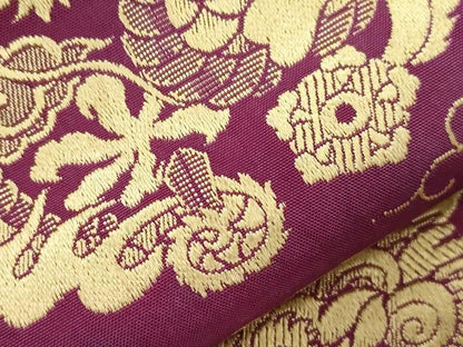 平和屋着物●アンティーク　大正ロマン　九寸名古屋帯　竜　正絹　逸品　CABM0603dy
