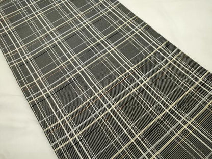 平和屋着物●両面　全通柄袋帯　色紙重ね文　金糸　正絹　逸品　未使用　CABM0628dy