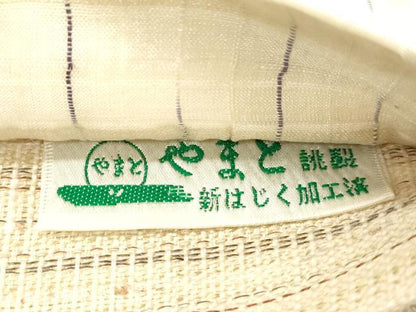 平和屋着物●両面　太鼓柄袋帯　紬地　パッチワーク　梟　金彩　やまと誂製　正絹　逸品　CABM0648dy