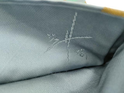 平和屋着物●世界的人形師　辻村寿三郎　ジュサブロー　六通柄袋帯　舞花文　正絹　逸品　CABM0651dy