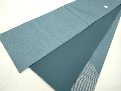 平和屋着物●ろう彩工芸　奥村一心　太鼓柄袋帯　雲重ね文　正絹　逸品　CABM0668dy