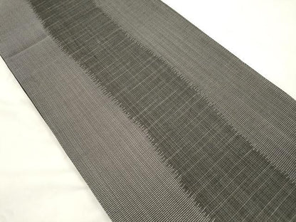 平和屋着物●両面　全通柄袋帯　間道　正絹　逸品　CABM0682dy