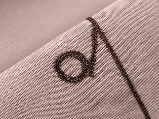 平和屋着物●爪掻き本綴れ　八寸名古屋帯　幾何学文　正絹　逸品　CABM0708dy