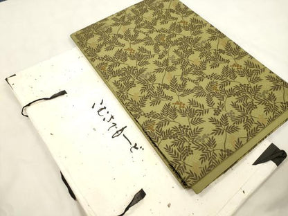 平和屋着物●こむさでもーど・COMME CA DU MODE　六通柄　京袋帯　南天文　たとう紙付き　正絹　逸品　CABM0712dy