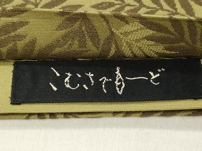 平和屋着物●こむさでもーど・COMME CA DU MODE　六通柄　京袋帯　南天文　たとう紙付き　正絹　逸品　CABM0712dy