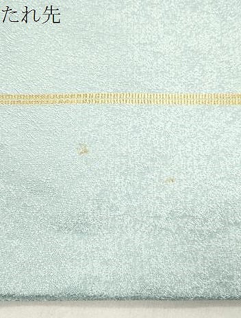 平和屋着物●龍村美術織物　たつむら　九寸名古屋帯　草木文　金銀糸　正絹　逸品　CABM0740dy