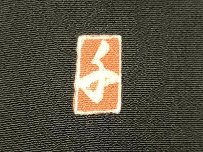 平和屋着物■豪華黒留袖　作家物　扇面風景人物文　金彩　正絹　逸品　CABM0801oy