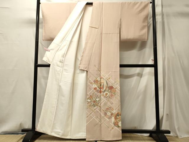 平和屋着物■豪華色留袖　鳳凰花丸文　金銀彩　正絹　逸品　CABM0823oy