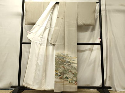 平和屋着物■豪華色留袖　人物風景文　暈し染め　金彩　ますいわ屋扱い　正絹　逸品　CABM0824oy