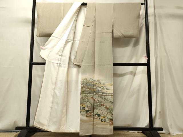 平和屋着物■豪華色留袖　人物風景文　暈し染め　金彩　ますいわ屋扱い　正絹　逸品　CABM0824oy