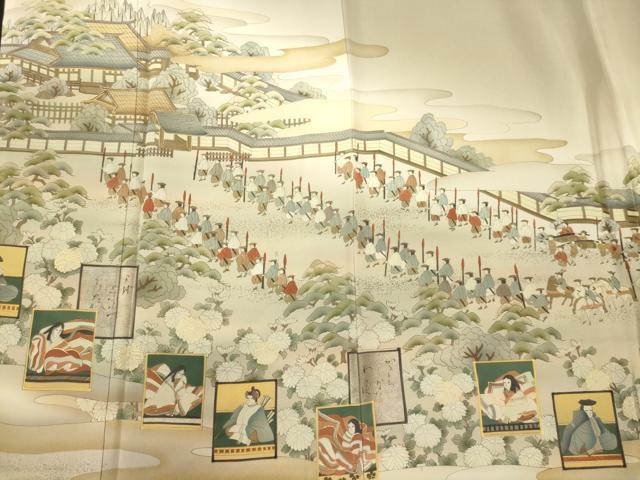 平和屋着物■豪華色留袖　人物風景文　暈し染め　金彩　ますいわ屋扱い　正絹　逸品　CABM0824oy