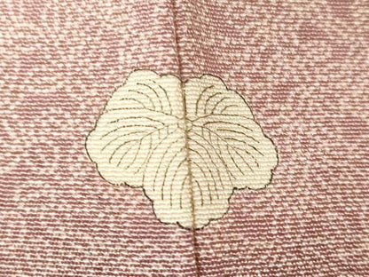 平和屋着物■江戸小紋　作家物　風景草花文　正絹　逸品　未使用　CABM0826oy