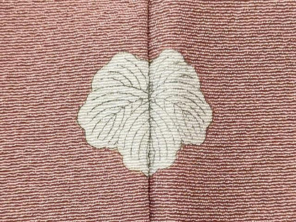 平和屋着物■上質な色無地　退紅色　正絹　逸品　CABM0833oy