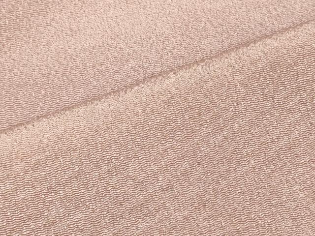 平和屋着物■上質な小紋　流線文　暈し染め　鬼しぼ縮緬　正絹　逸品　未使用　CABM0840oy