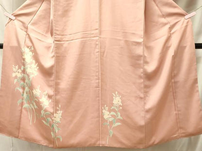 平和屋着物■訪問着　枝花文　正絹　逸品　CABM0849oy