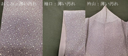 平和屋着物■上質な小紋　霞文　正絹　逸品　CABM0868oy