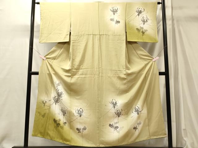 平和屋着物■訪問着　手描き　乱菊　暈し染め　正絹　逸品　CABM0899oy