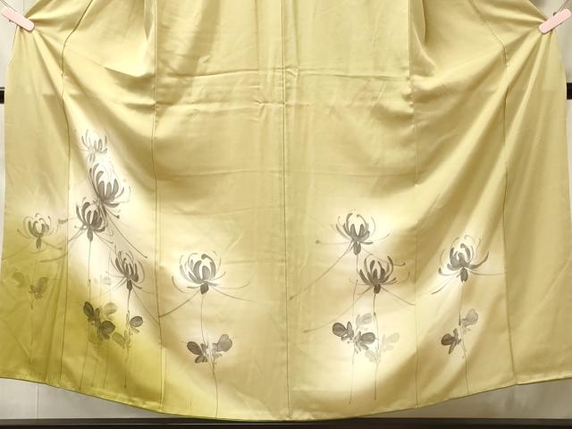 平和屋着物■訪問着　手描き　乱菊　暈し染め　正絹　逸品　CABM0899oy
