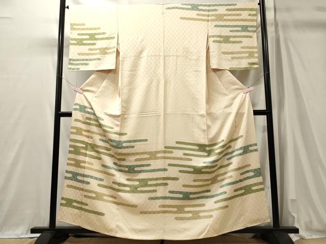 平和屋着物■訪問着　総刺繍　エ霞吉祥文　金彩　正絹　逸品　CABM0901oy