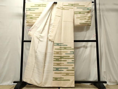 平和屋着物■訪問着　総刺繍　エ霞吉祥文　金彩　正絹　逸品　CABM0901oy