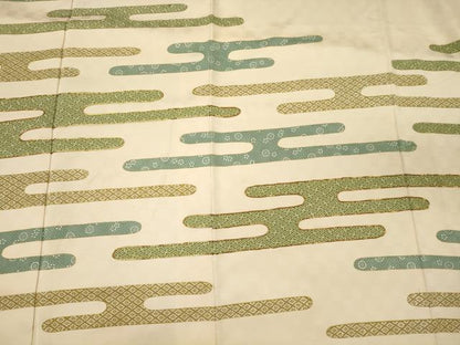 平和屋着物■訪問着　総刺繍　エ霞吉祥文　金彩　正絹　逸品　CABM0901oy