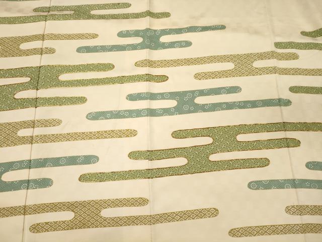 平和屋着物■訪問着　総刺繍　エ霞吉祥文　金彩　正絹　逸品　CABM0901oy
