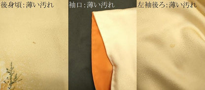 平和屋着物■訪問着　手描き　樹林文　暈し染め　正絹　逸品　CABM0911oy