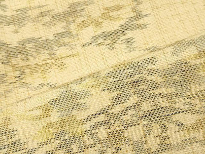 平和屋着物■上質な紬　雲取り花文　正絹　逸品　CABM0929oy