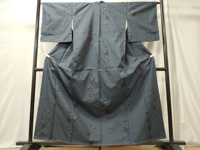 平和屋着物■本場大島紬　9マルキ　椿　正絹　逸品　未使用　CABM0941oy