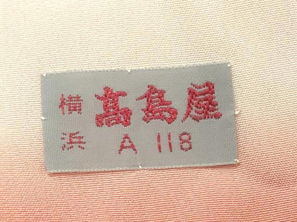 平和屋着物■訪問着　斜線舞蝶地紋　金銀彩　高島屋扱い　正絹　逸品　未使用　CABM0953oy