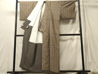 平和屋着物■上質な紬　花間道　正絹　逸品　CABM0954oy